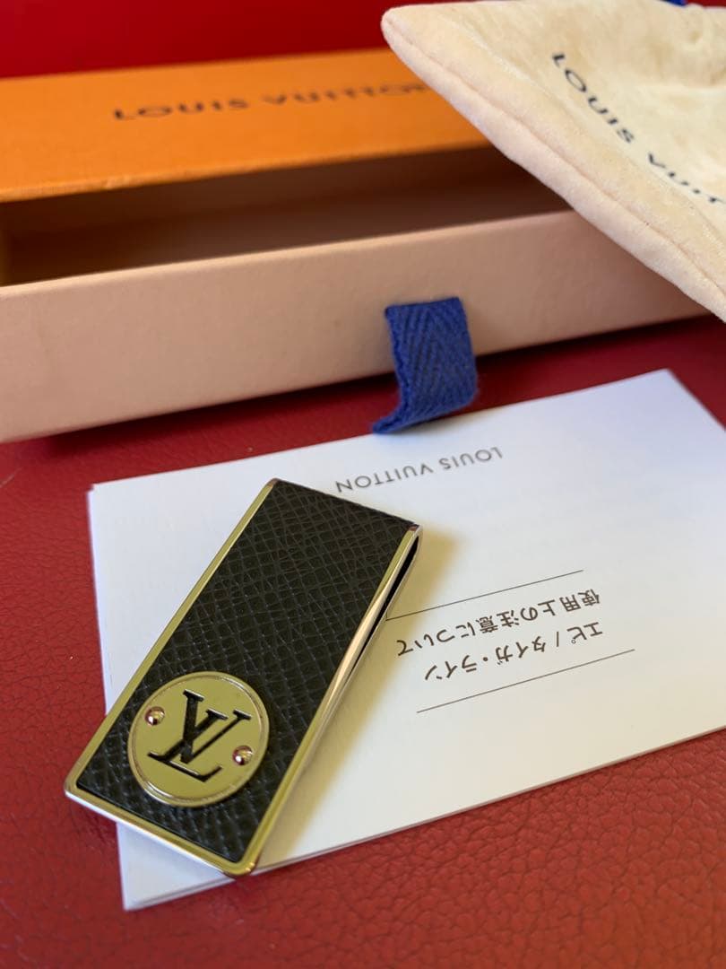 LOUIS VUITTON ブラック マネークリッププブラック