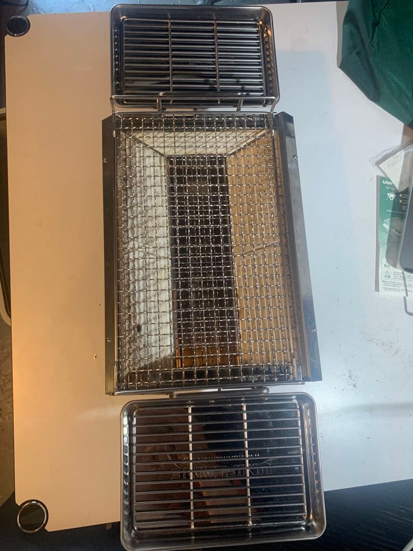 貴重　UNIFLAME ユニセラ　初期　サイドトレイ2枚　グリルパン　セット