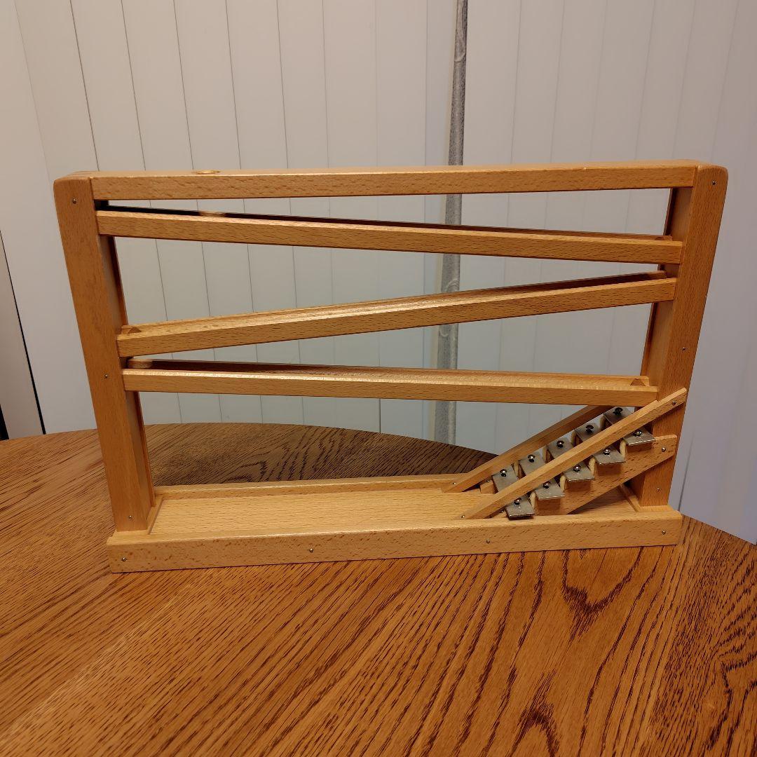 【中古】知育玩具 Beck(ベック)社　クーゲルバーン シロフォン付き玉の塔