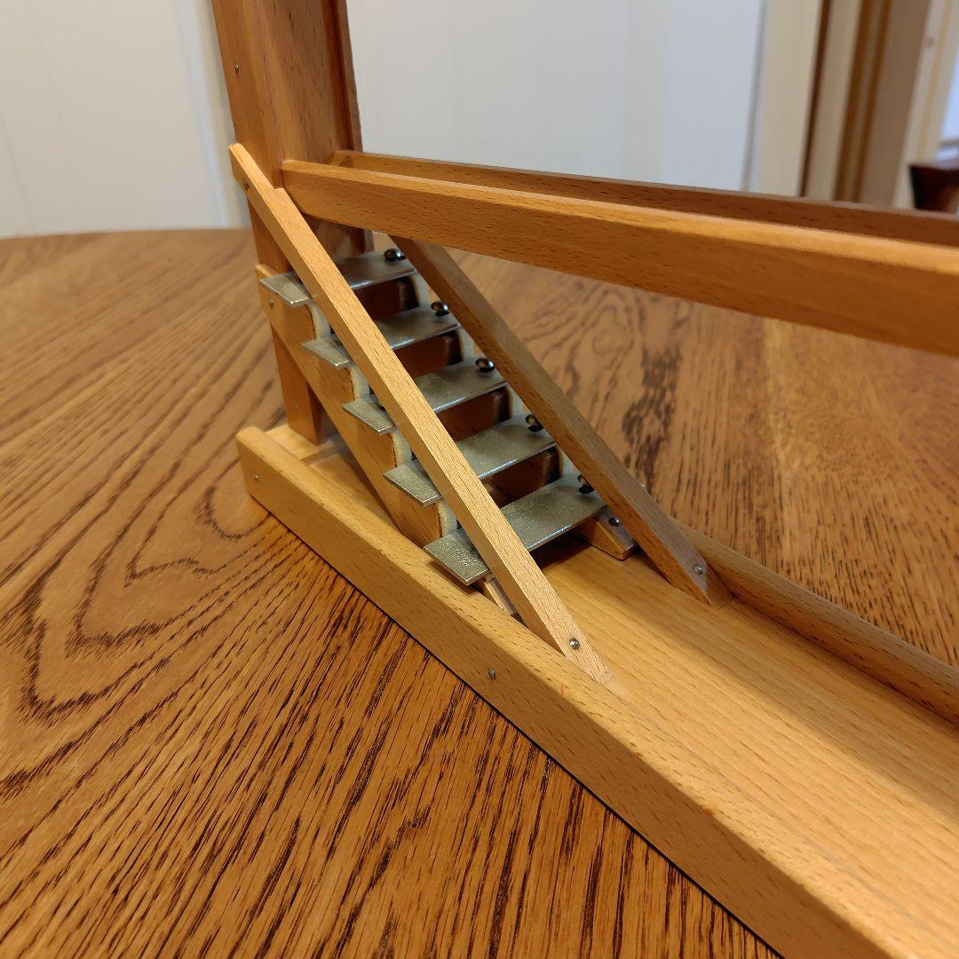 【中古】知育玩具 Beck(ベック)社　クーゲルバーン シロフォン付き玉の塔