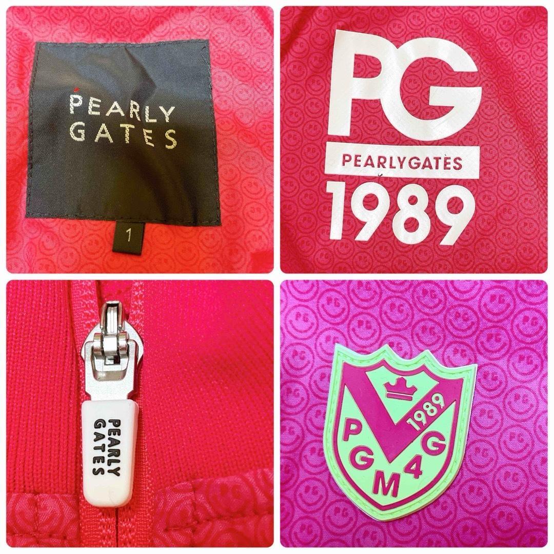 パーリーゲイツ ジップジャケットブルゾン フルジップ PGロゴ ワッペン M