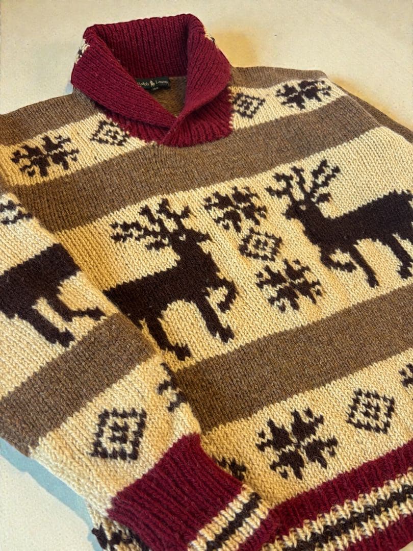 【Ralph Lauren】ノルディック ニット / カウチン / フェアアイル