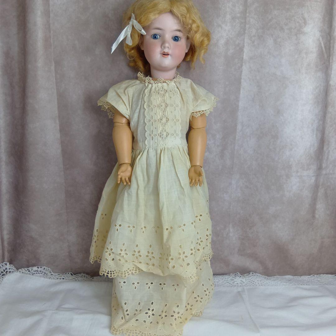 ♥夏の大特価Sale♥色白なお顔のアンティークビスクドール♥アーモンドマルセル