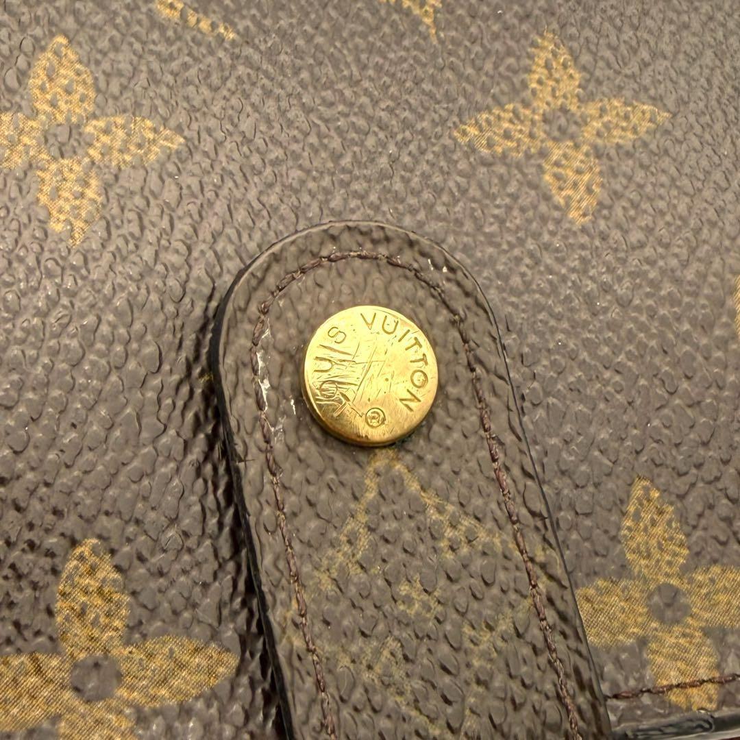 【美品】　ルイヴィトン モノグラム 折り財布 コンパクトジップ　コンパクト財布