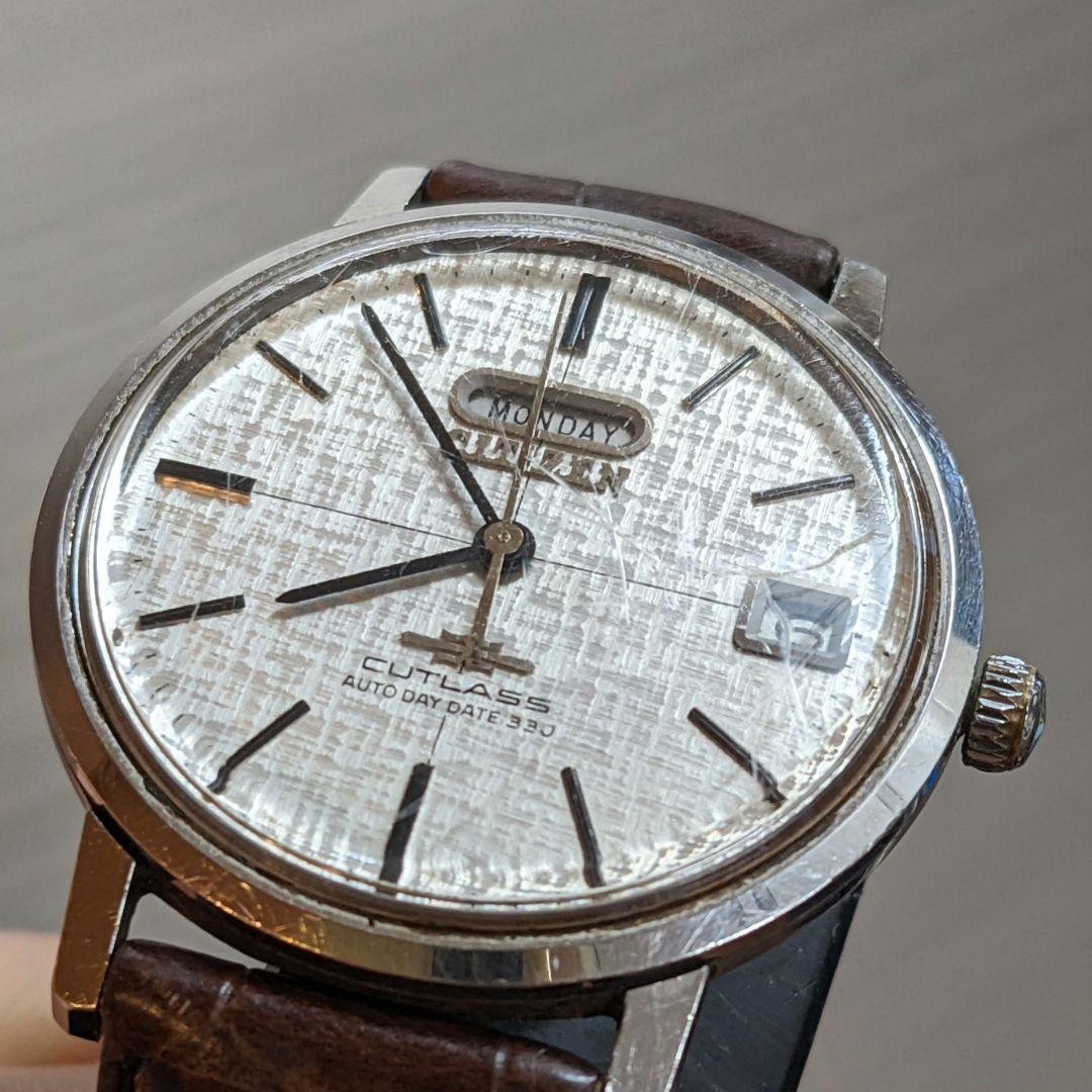 シチズン　カトラス　CITIZEN CUTLASS 変わり文字盤★稼動品★