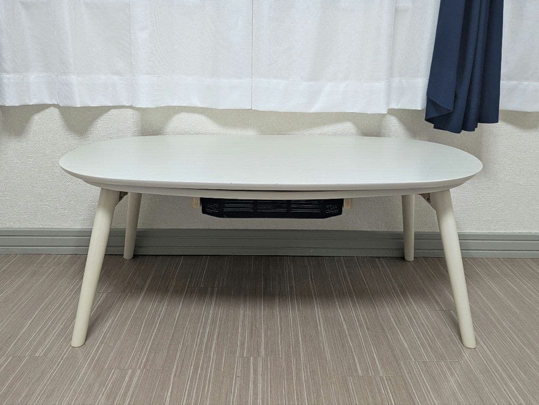 カルミナ950WS 折りたたみこたつ 90cm ホワイトウォッシュ