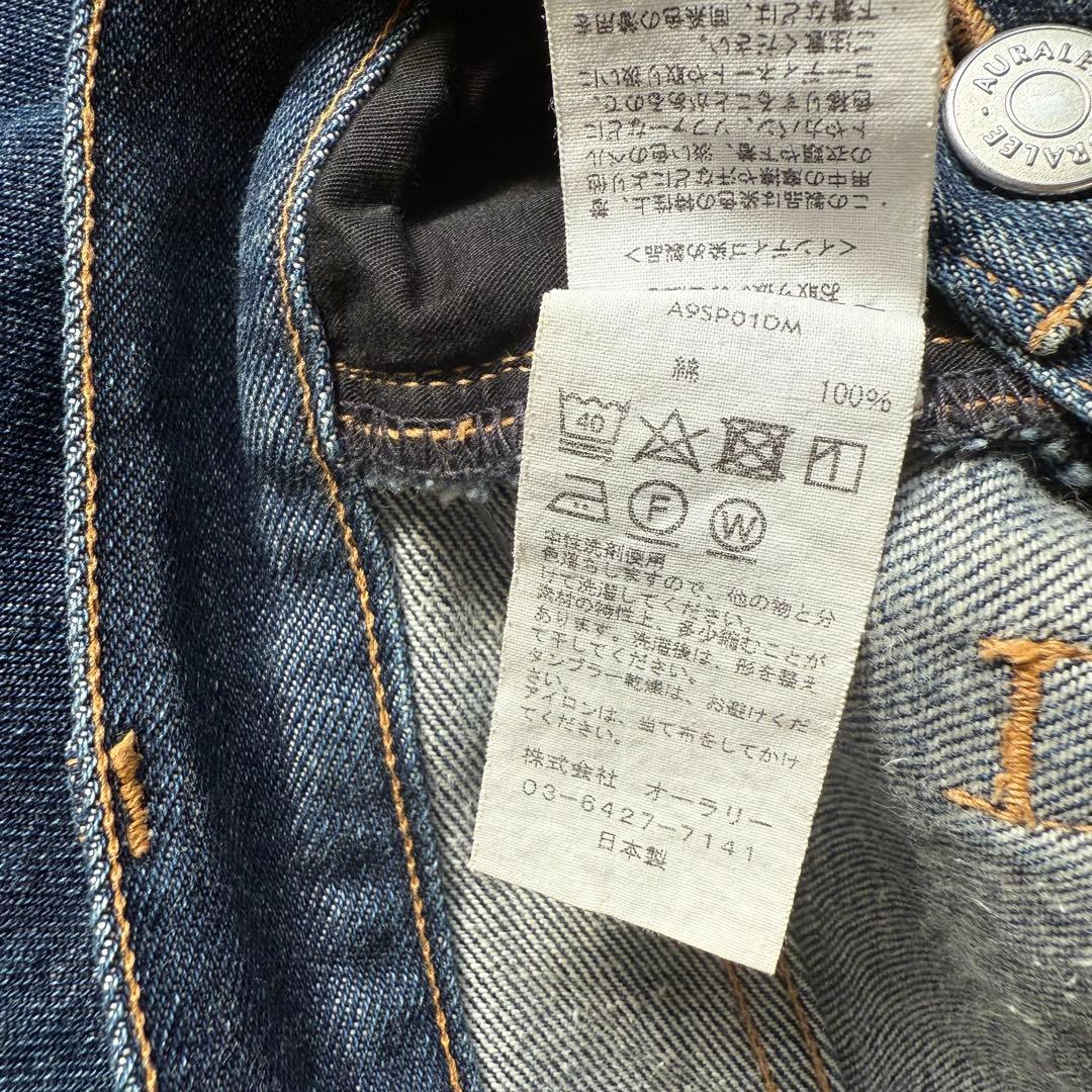 パンツ auralee hard twist denim 5p pants