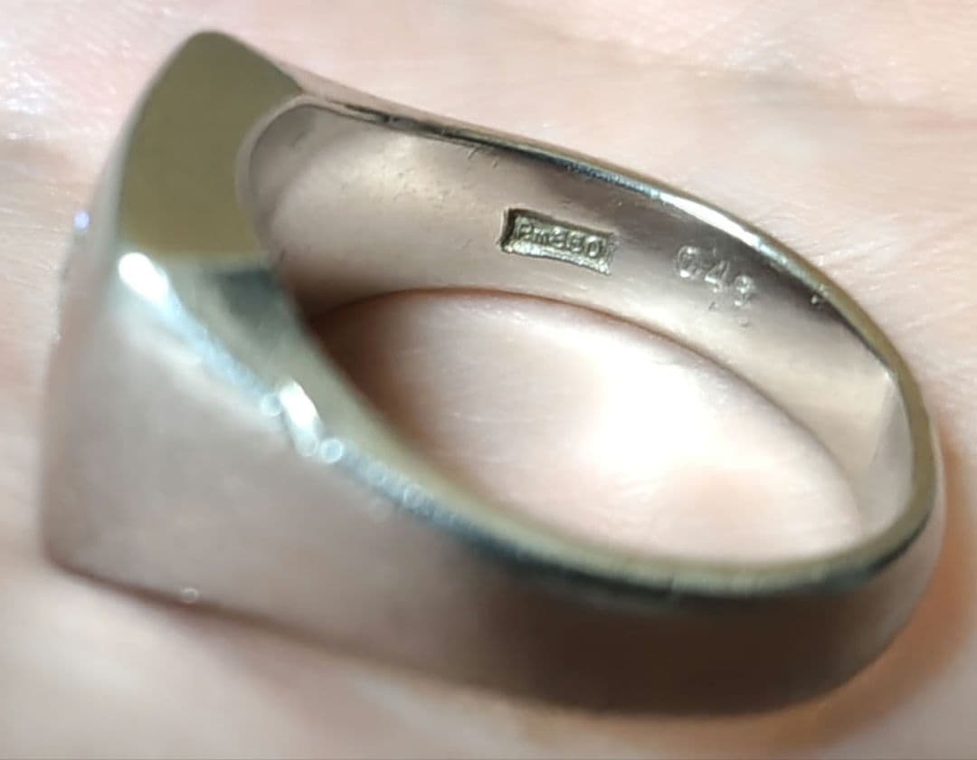 プラチナ850 ダイヤ リング 約21グラム 格安