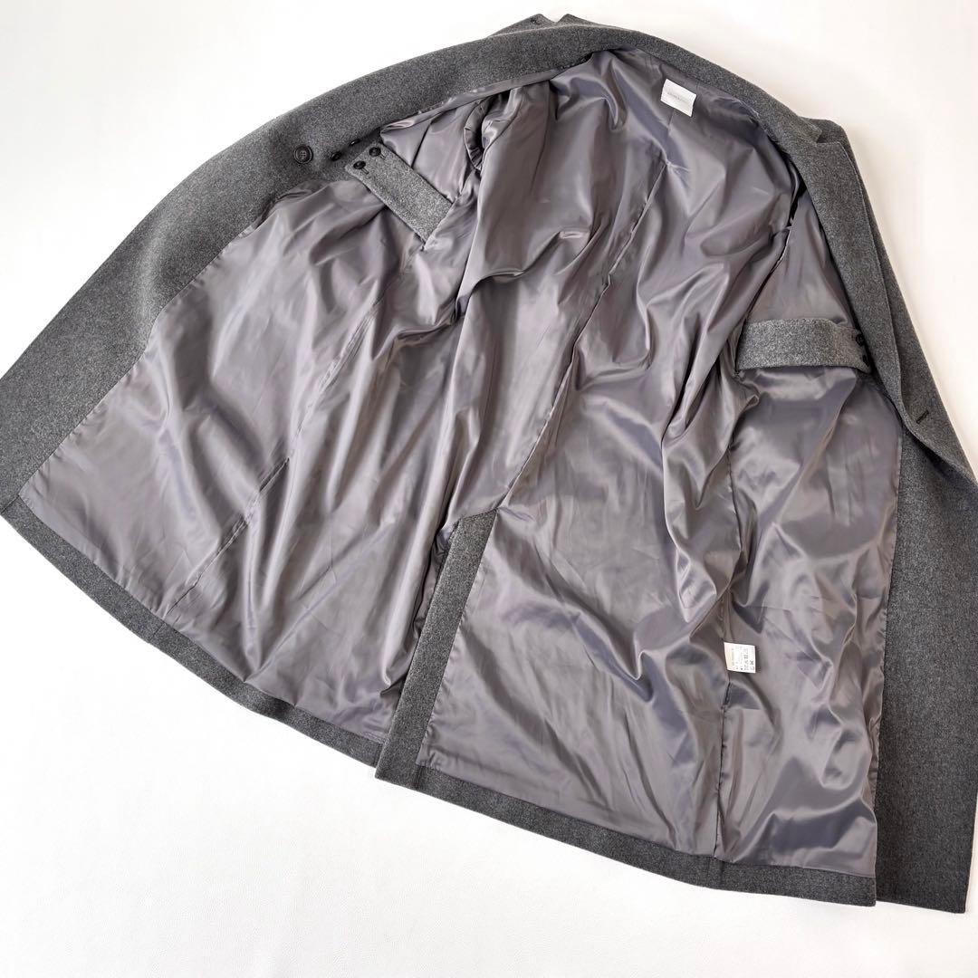 北欧暮らしの道具店 3WAYアレンジ襟のかろやかチェスターコート グレー