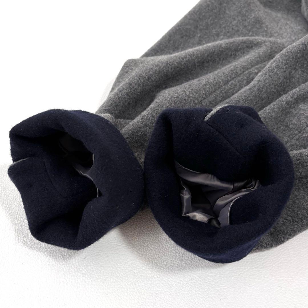 北欧暮らしの道具店 3WAYアレンジ襟のかろやかチェスターコート グレー