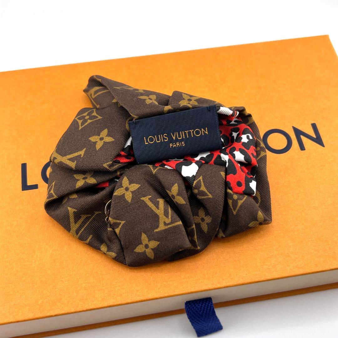 【未使用級】ルイヴィトン シュシュ ビーマインドフル シルク