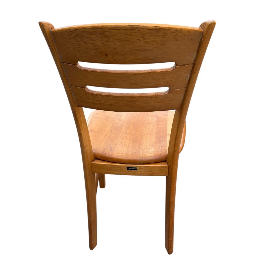 【希少】マルニ木工 ダイニングチェア 2脚セット 木製 椅子 北欧風 ナチュラル