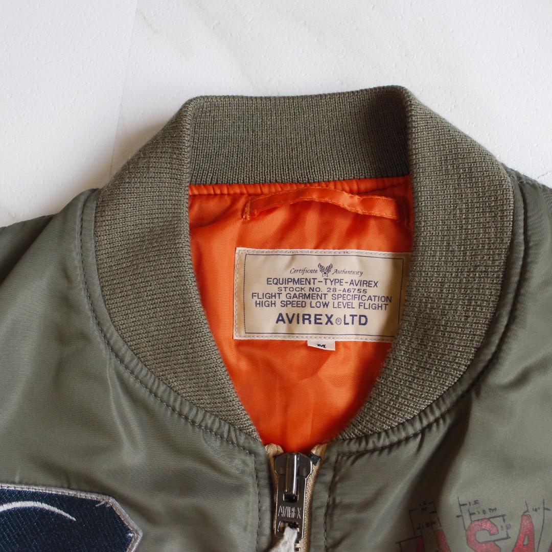 AVIREX M アメリカ空軍独立60周年モデル MA-1 ワッペン フルデコ