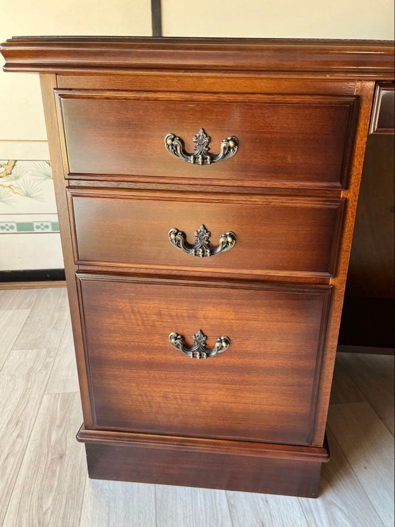 カリモク Karimoku 両袖机 エグゼクティブデスク 書斎机 ワークデスク