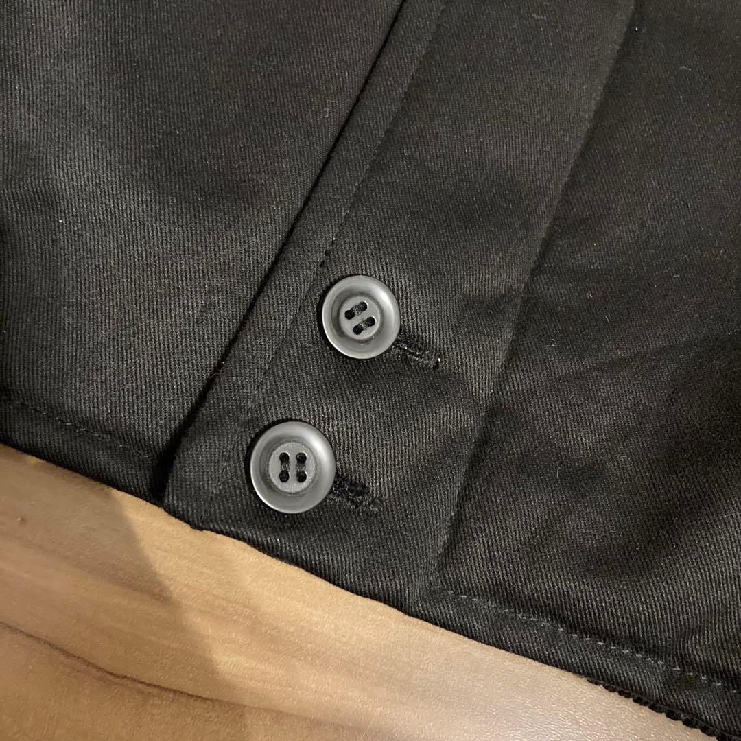 ひ*ろ様 カップショルダージャケット　ダービージャケット　M ブラック