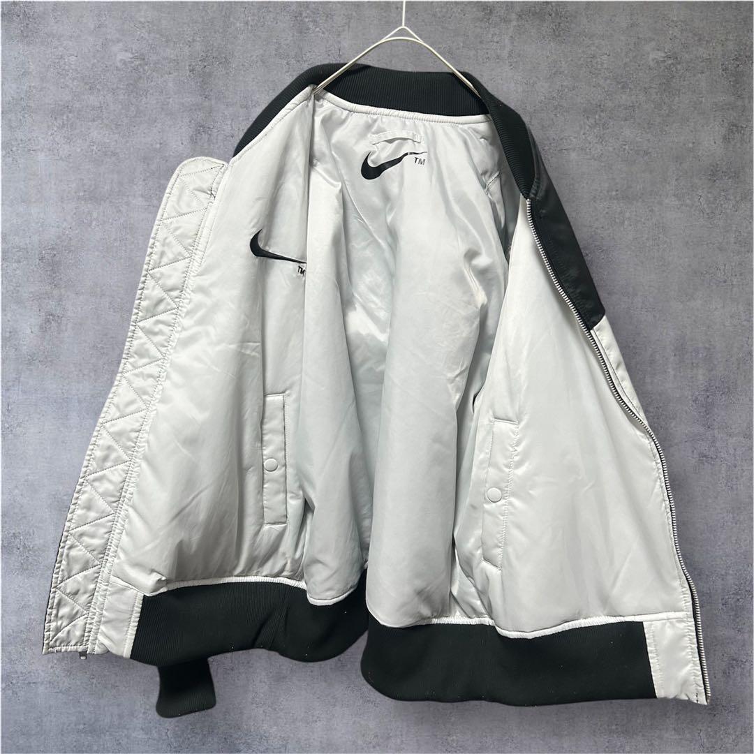NIKE MA-1ビッグスウォッシュ リバーシブルボンバージャケット