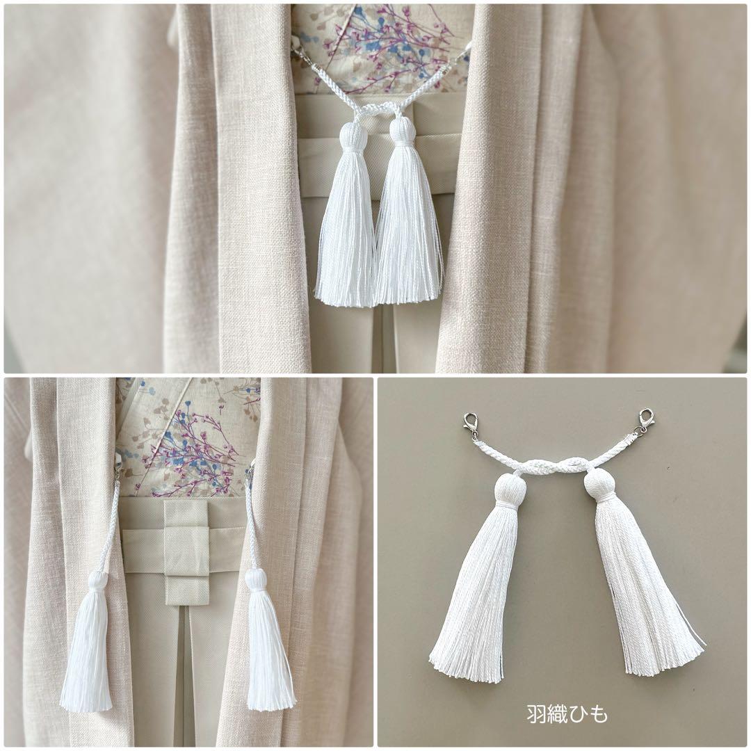 ［かすみ草］5歳 七五三 ꕤ 羽織袴5点セット