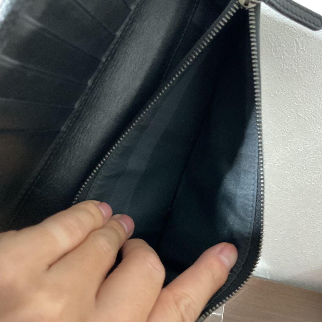 ☆開店セール☆ 小銭入未使用 美品 バーバリー レザー ロゴ チェック 長財布