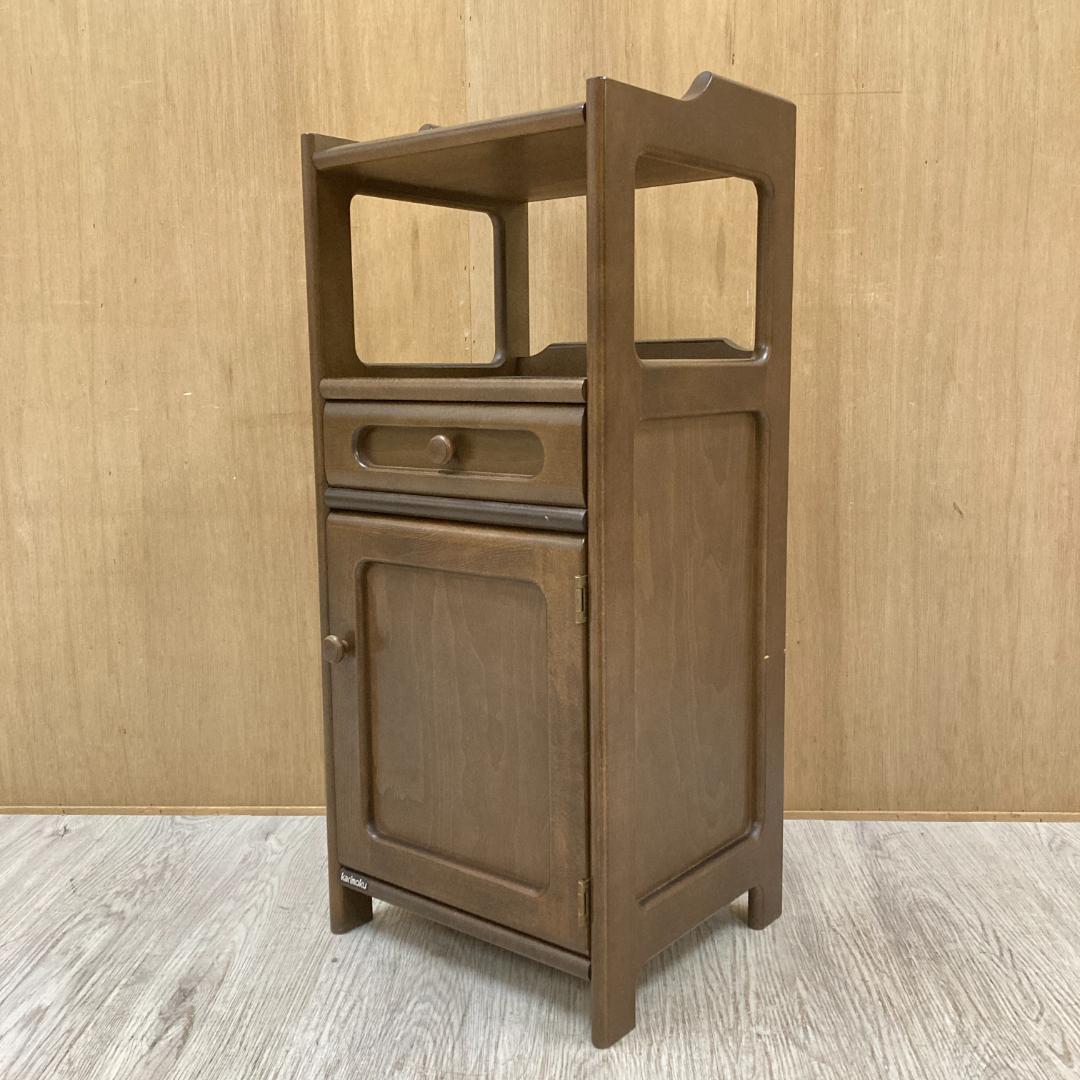 【カリモク】キャビネット　電話台　FAX台