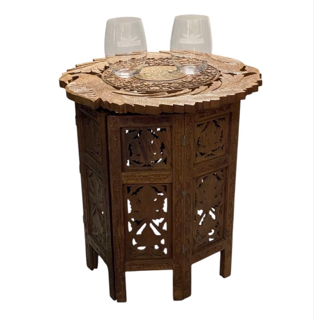 アジアン　サイドテーブル　ミニテーブル　置き台　25イ302