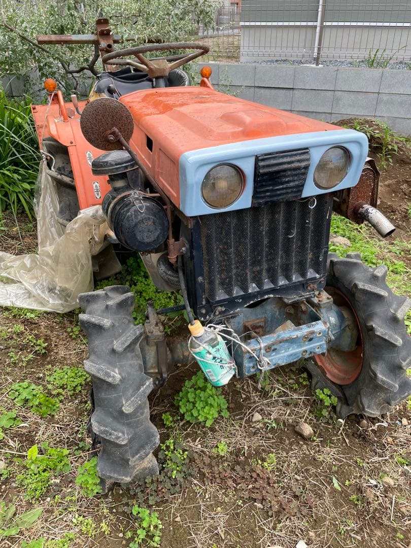 クボタ トラクター　耕運機　B7000 除草　引取限定　群馬県　趣味の園芸