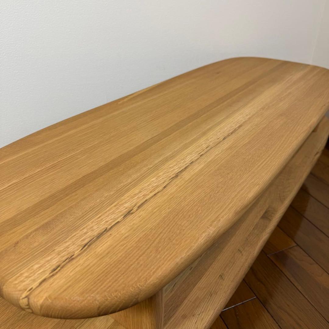 【美品】飛騨産業 キツツキ ビーチ材 ローボード ローテーブル 91232