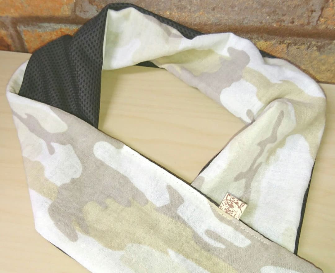 専用❤限定…細身タイプ⭐みかん＊特価⭐ひんやり冷感ガーゼタオル❤極やわカモフラ