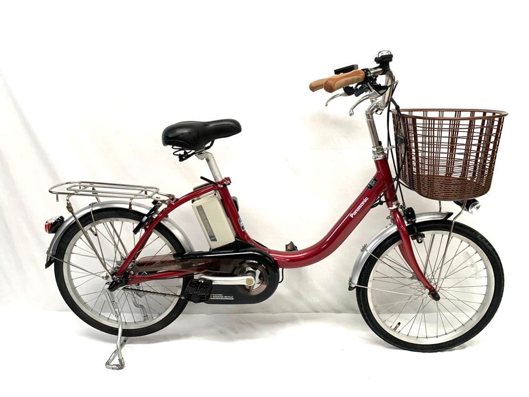 【即乘】送料無料 Panasonic 電動自転車6.6Ah長押し4点灯動作確認済