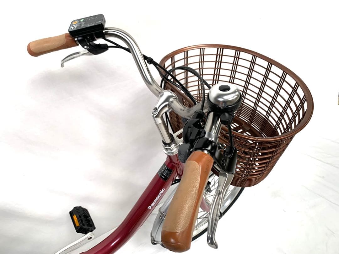 【即乘】送料無料 Panasonic 電動自転車6.6Ah長押し4点灯動作確認済