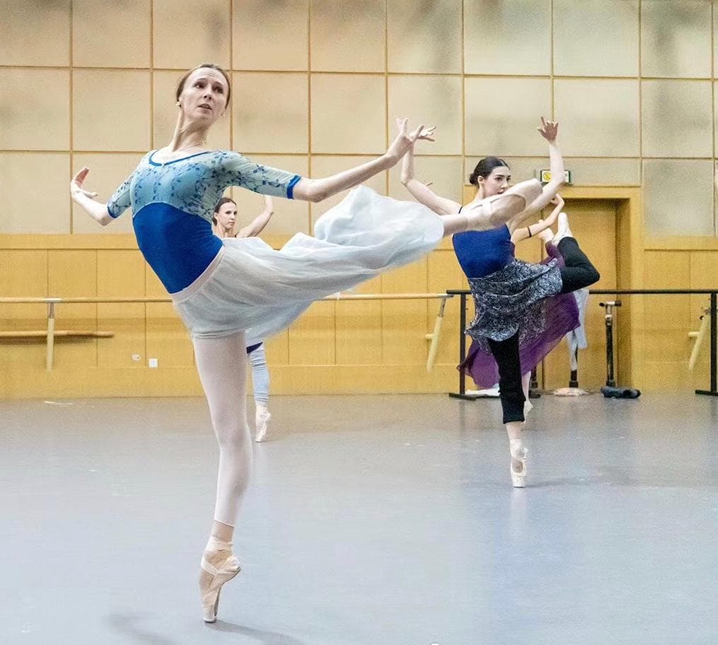 Dellalo Milanoデラロミラノ　レオタード　Lsizeブルー