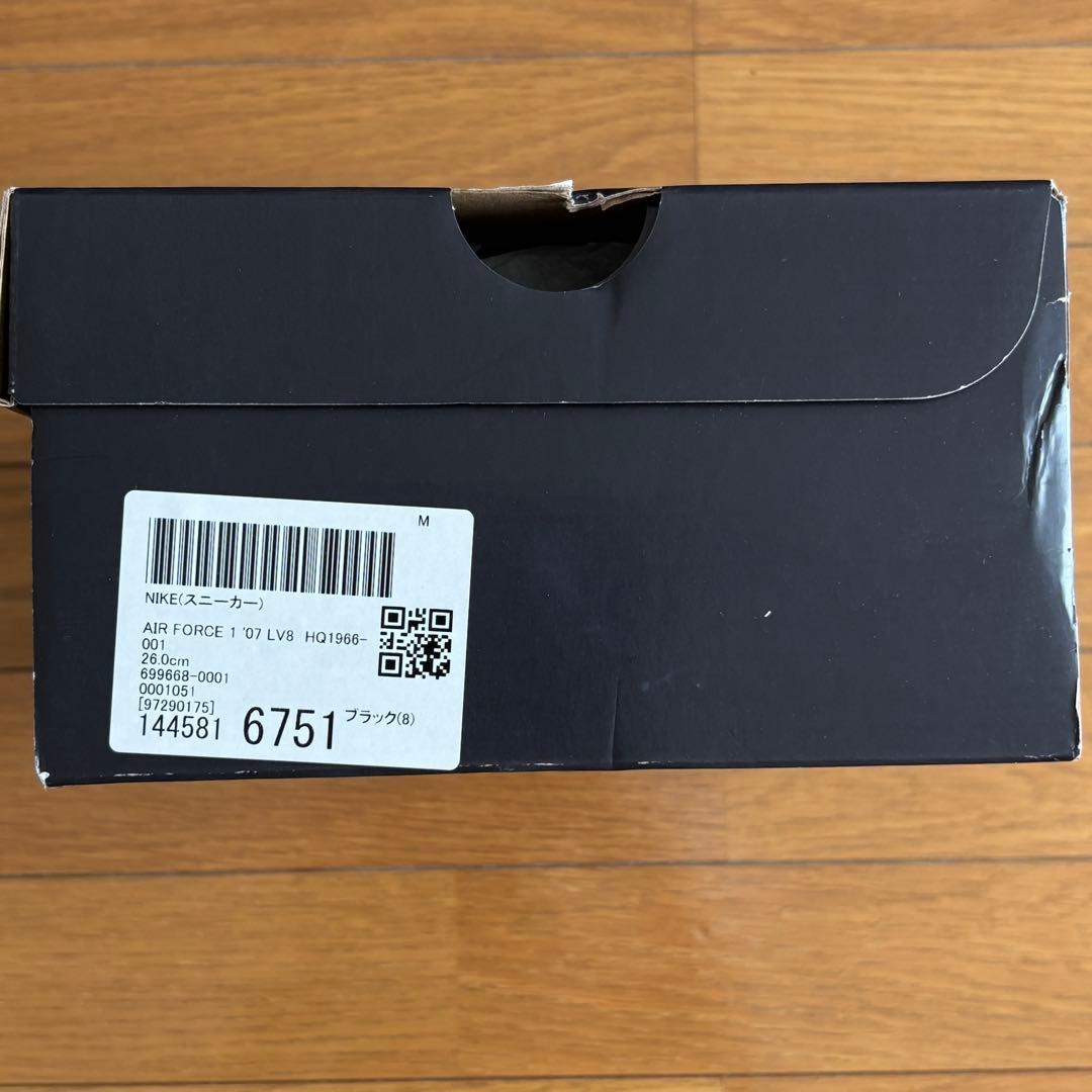 NIKE AIR FORCE 1 ＇07 LV8　HQ1966-001 グレー
