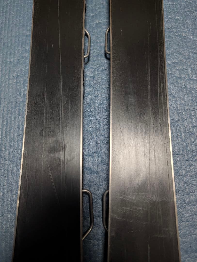 SALOMONショートスキー 99㌢　イエロー✕ホワイト　 バインディング付き