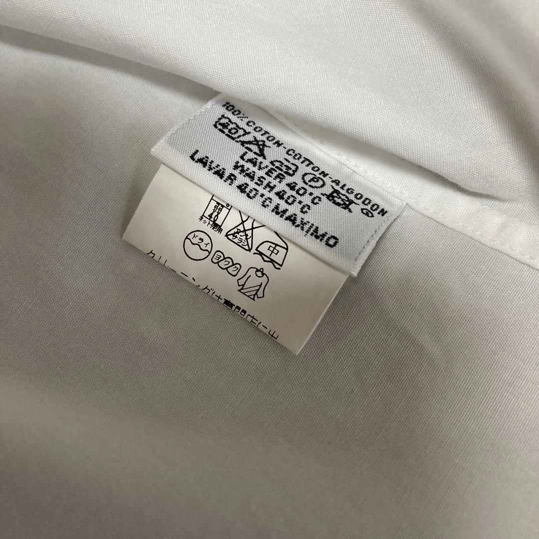 HERMES 白シャツ.セリエボタン★38.M.フランス製.クリーニング済