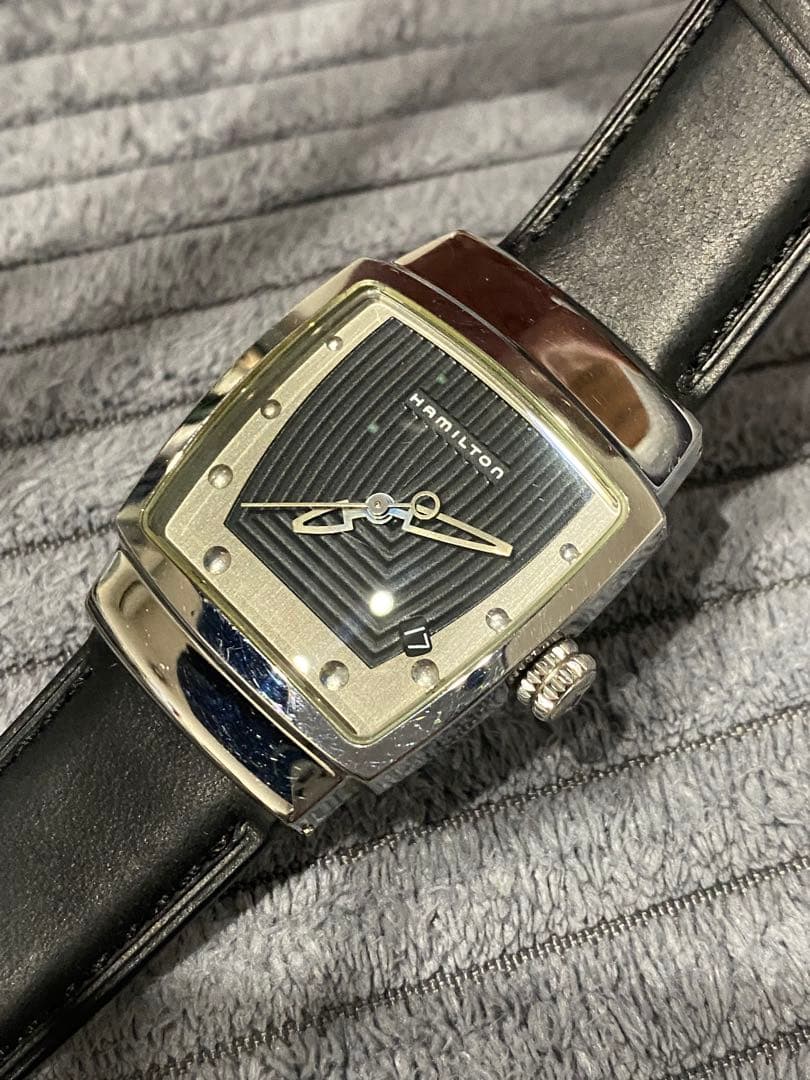 稼働　ハミルトン　エベレスト　6331 メンズ　クォーツ　デイト　電池新品