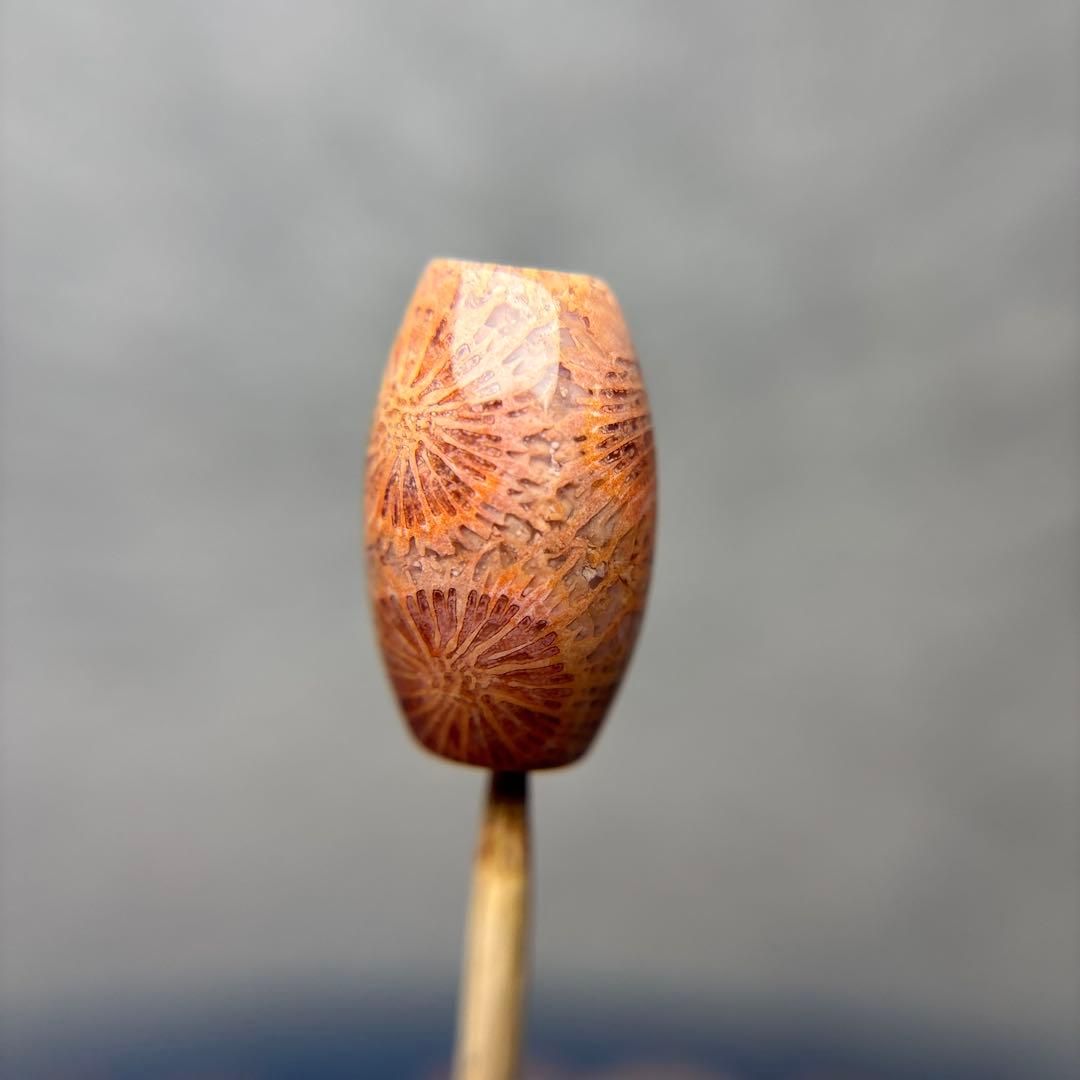 ユッキーフォッシルコーラル　天珠　1-304