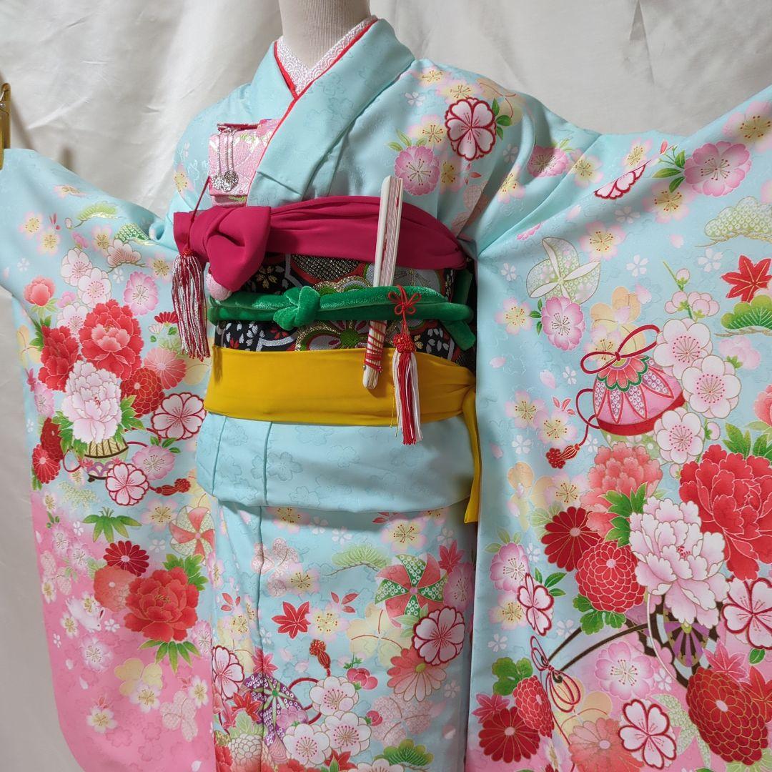 七五三 ７歳女の子おしゃれ着物セット