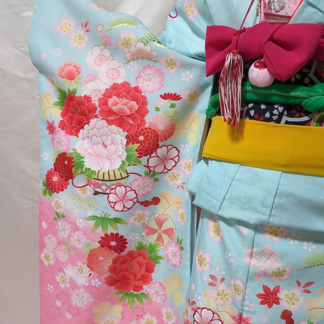 七五三 ７歳女の子おしゃれ着物セット