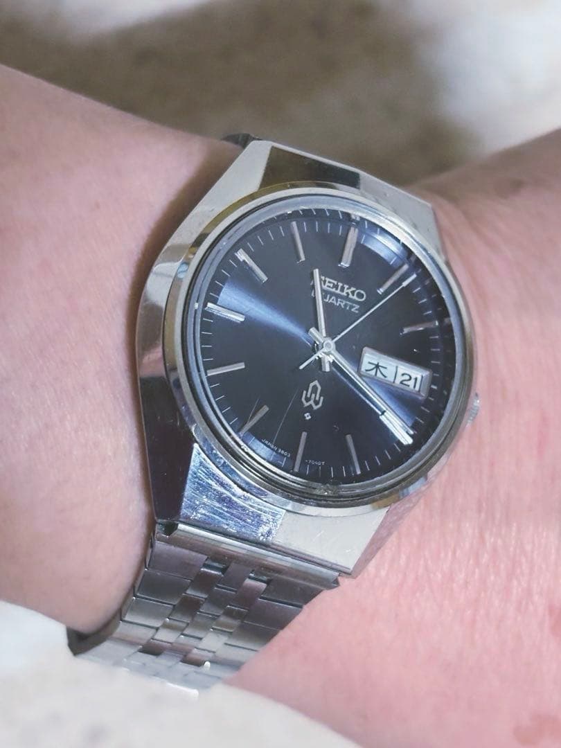 SEIKO セイコー 3803型　裏蓋付き仕様　1972年製