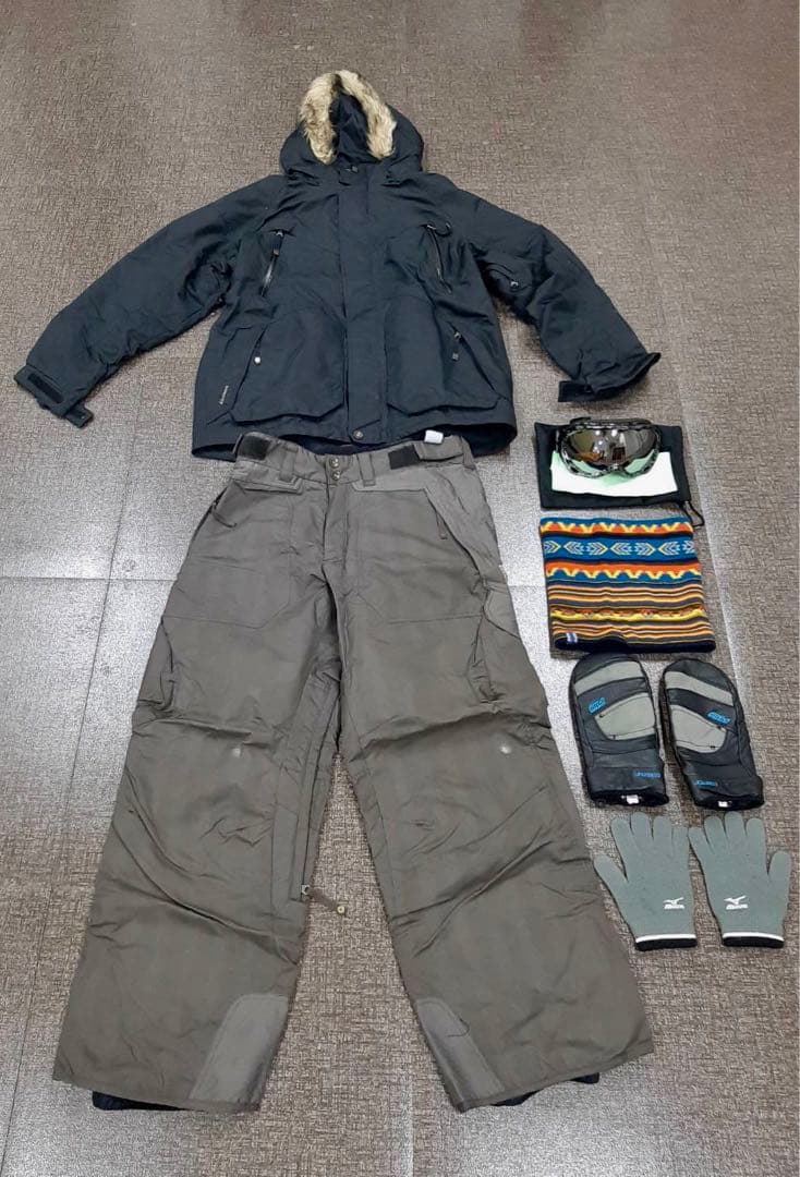 スノーボード　ウェア　ゴーグル　グローブ　ネックウォーマー　フルセット　バートン