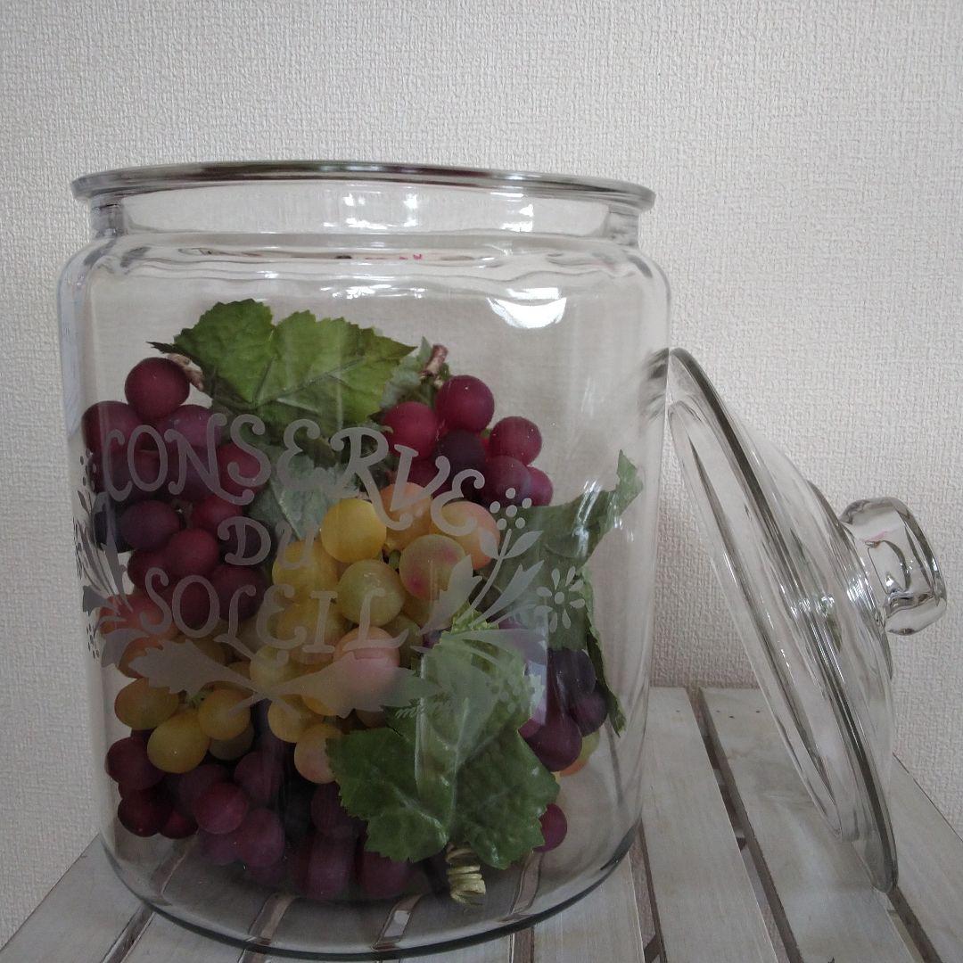 私の部屋　硝子キャニスター大容量