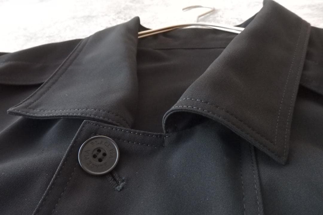 BLACK PIA 日本製 ショート丈 ブルゾン 刺繍ロゴ ブラック M