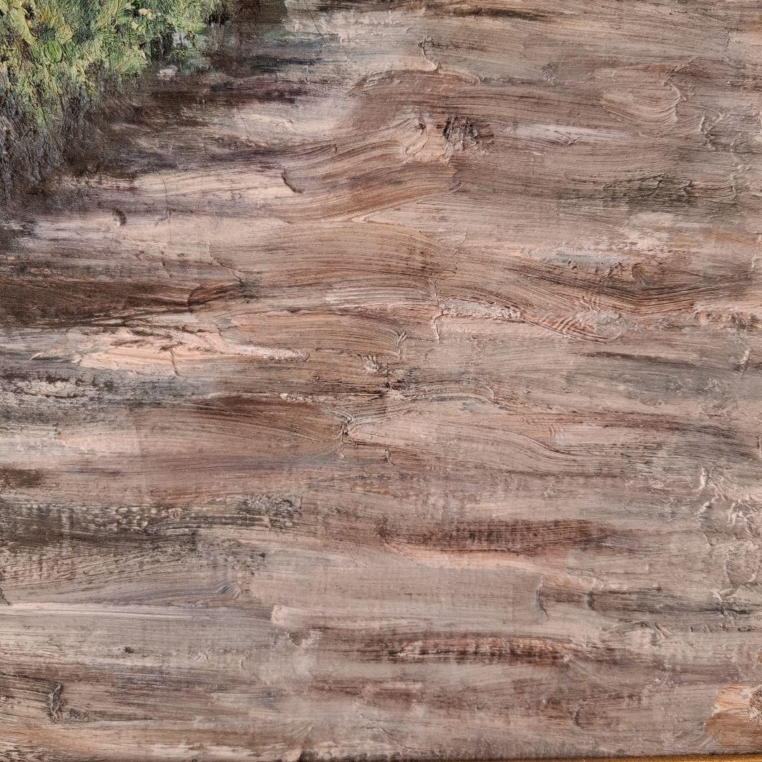 アート　油絵　【道】 P 10号