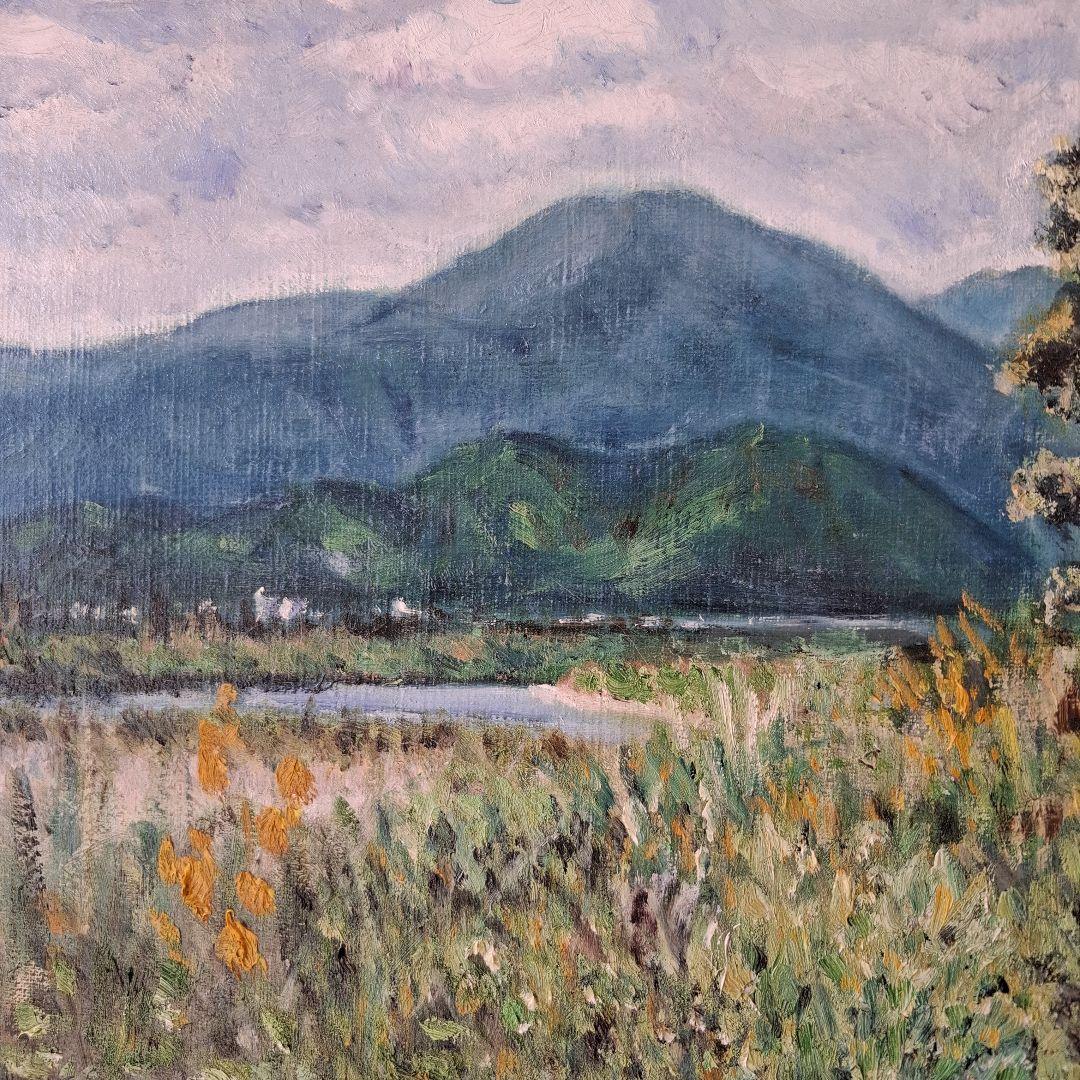 アート　油絵　【道】 P 10号