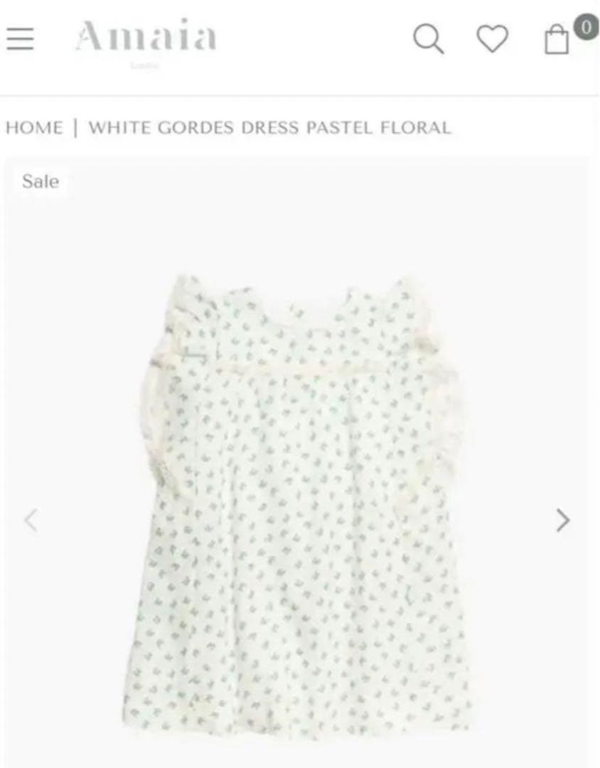 新品タグ付き アマイアキッズ ワンピース 6Y 120cm サンサカエプチ