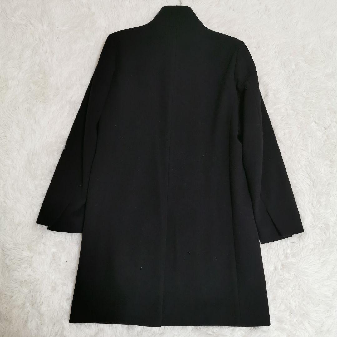 Theory セオリー スタンドカラーコート メルトン 現行 ブラック Mサイズ