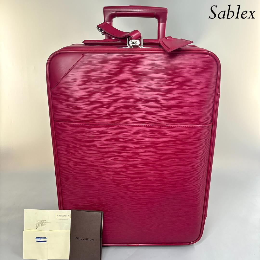 【新品同様】ルイヴィトン エピ ペガス55 キャリーバッグ 購入時証明書有