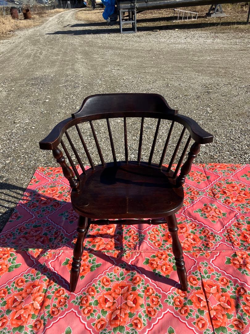 松本民芸家具 キャプテンチェア 当時物 送料込み 希少