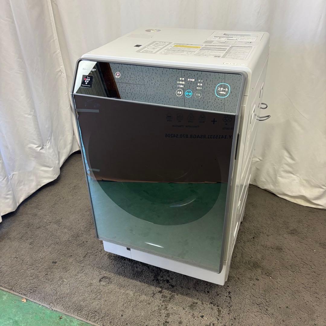 M 85　SHARP　ドラム式洗濯機　11キロ　左開　綺麗 設置無料　安い