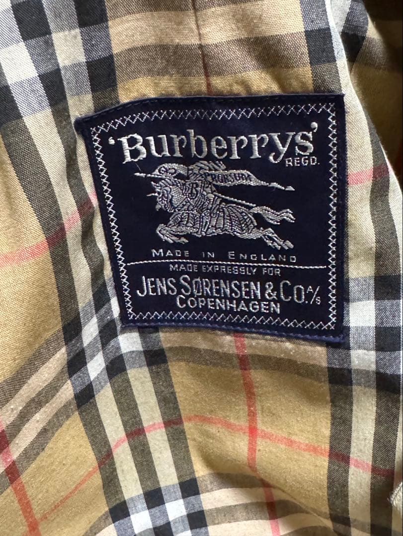80s Burberrys ダブルネーム デンマーク限定
