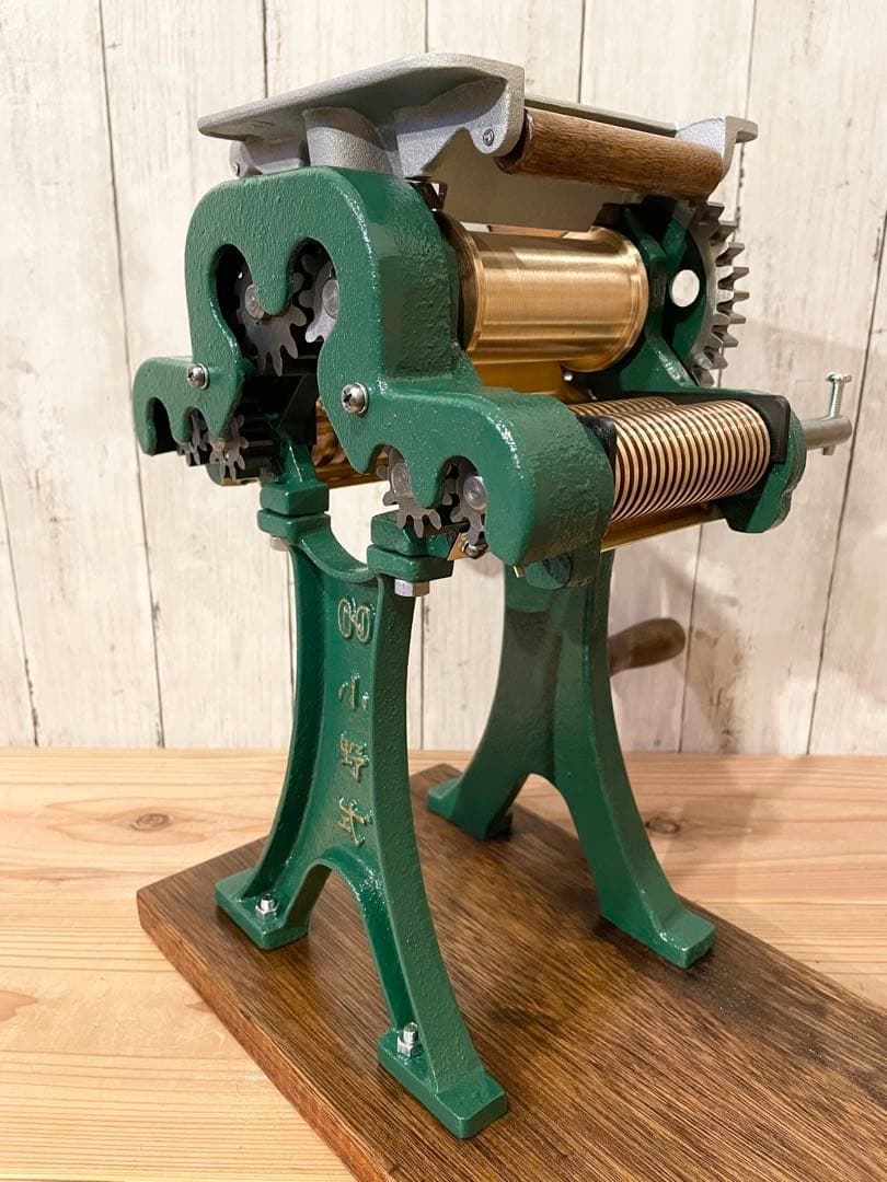 小野式製麺機 両刃【251010】説明書コピー.トラブル予防ガイド.麺帯ハンガー